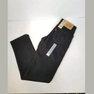 Girls Levis Boyfriend Cut Jeans Black Size 14